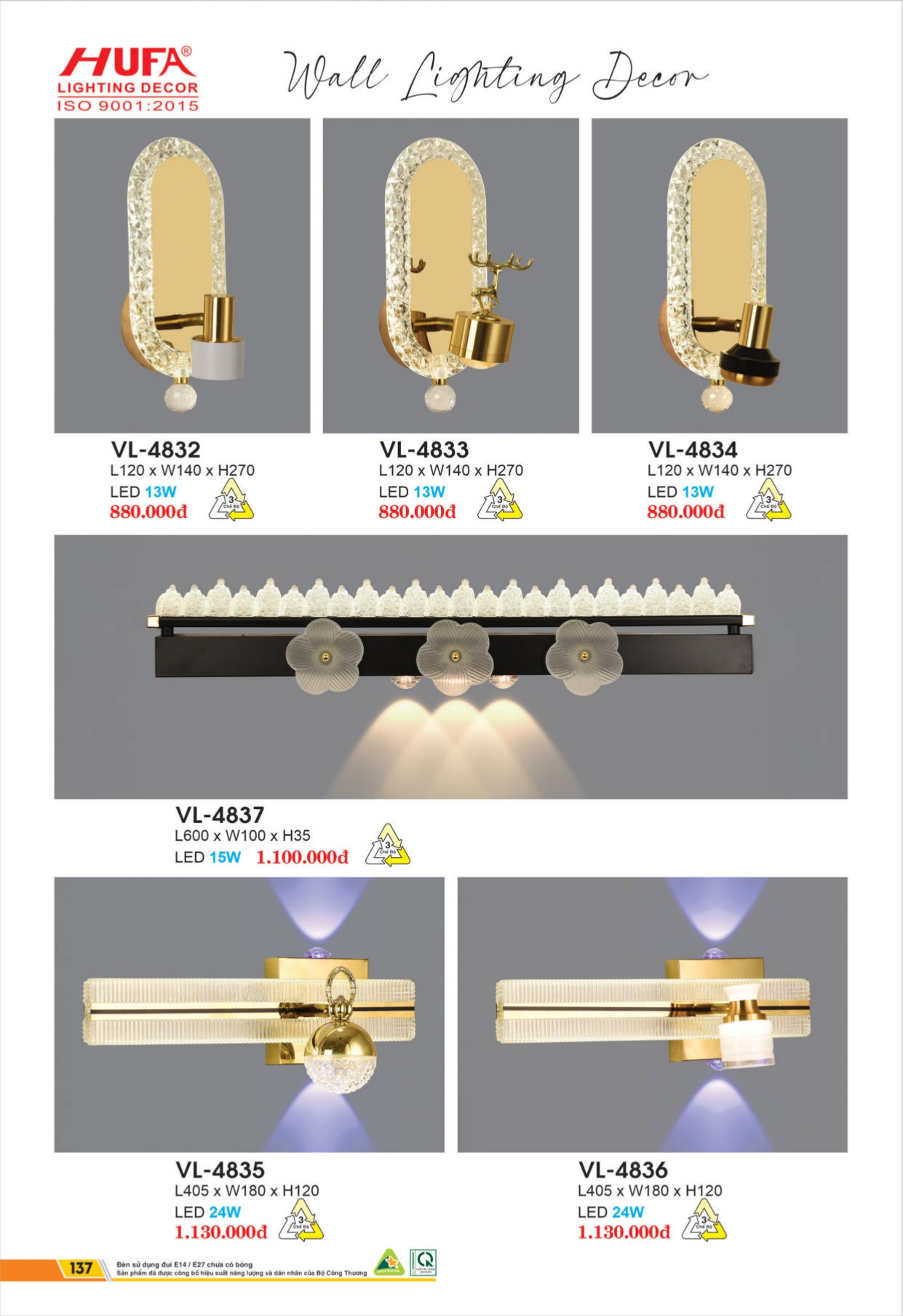 Bảng giá đèn LED HUFA 2026